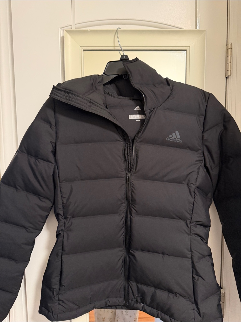 adidas Black Quilted Women's Puffer Jacket